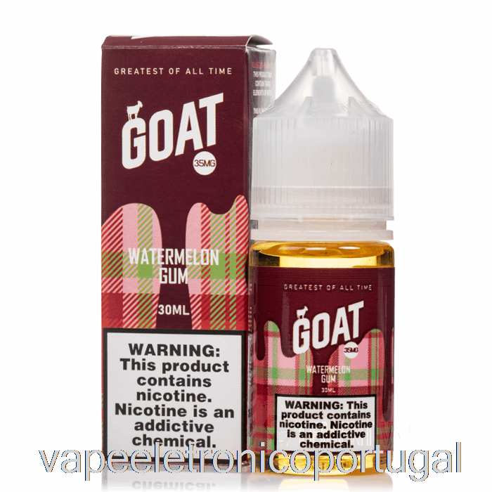 Vape Eletrônico Goma Melancia - Sais De Cabra - 30ml 50mg